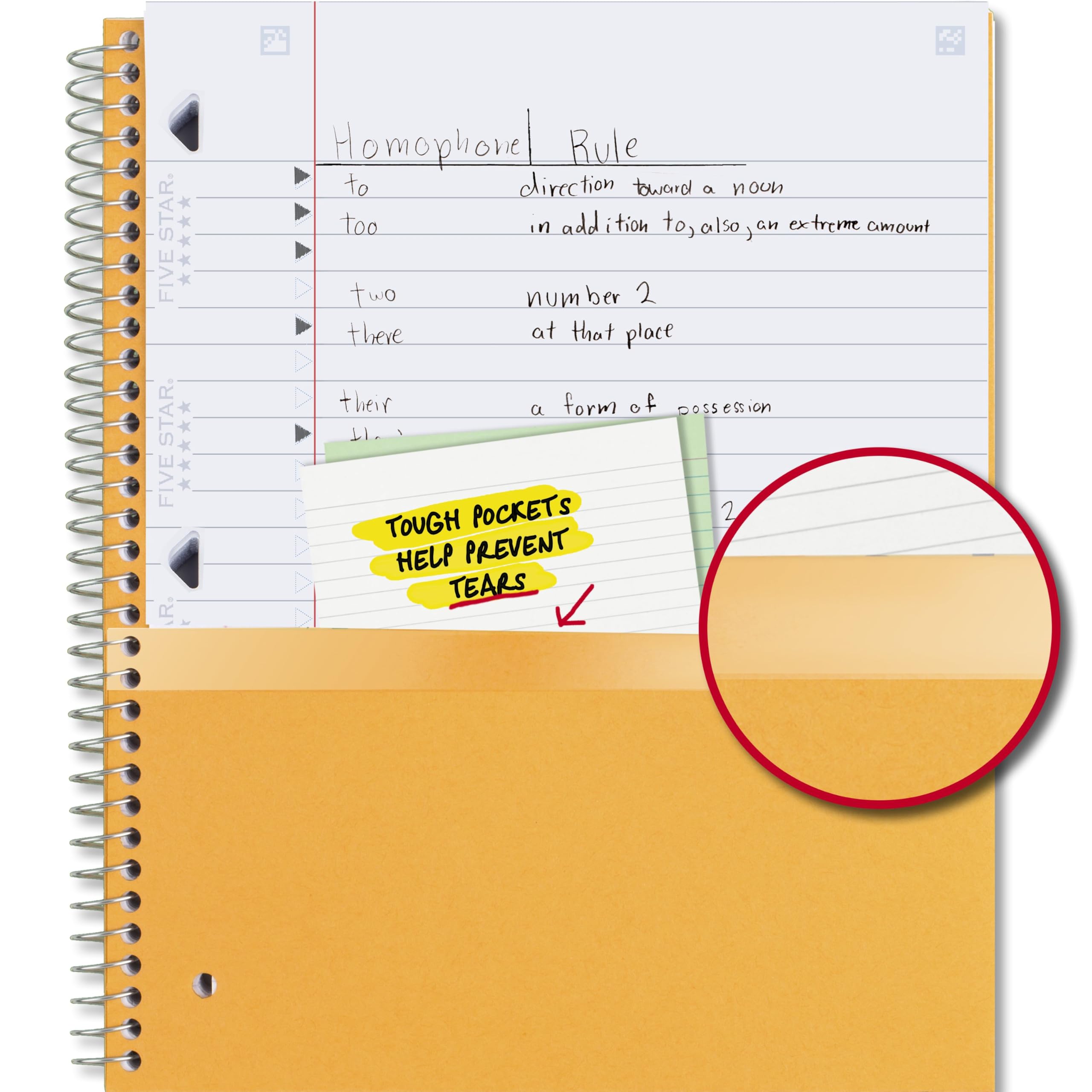 Foto 6 pulgar | Cuaderno Five Star Spiral  1 Tema Ancho  Rayado  100 Hojas - Venta Internacional.