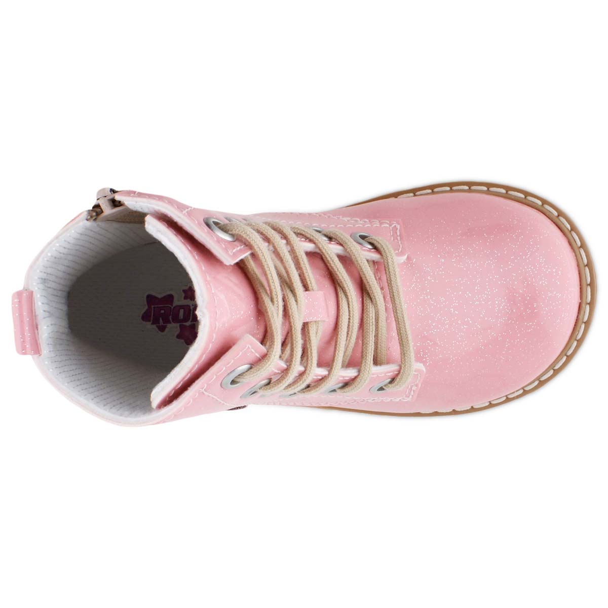 Foto 4 pulgar | Bota Rokino 3158 Color Charol Rosa Para Niña