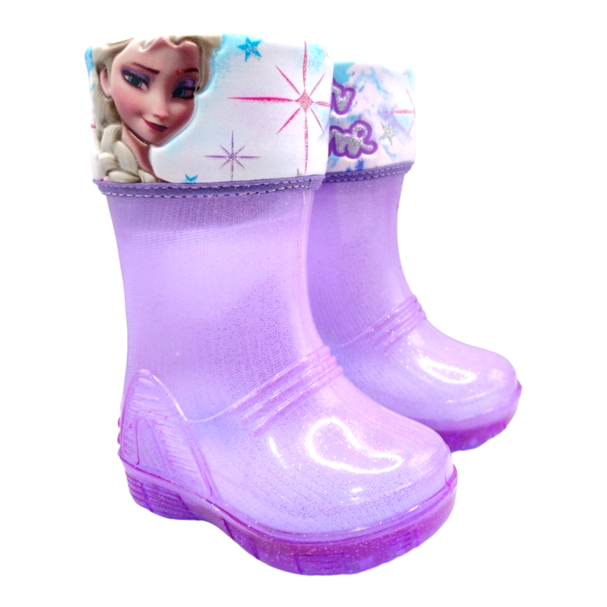 Botas de Lluvia con Luces Bubble Gummers Wendy color Púrpura para Niña
