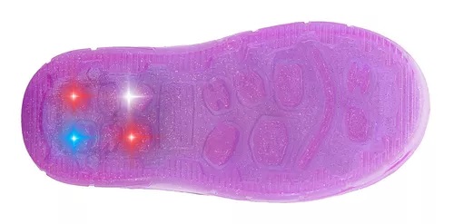 Foto 4 | Botas de Lluvia con Luces Bubble Gummers Wendy color Púrpura para Niña