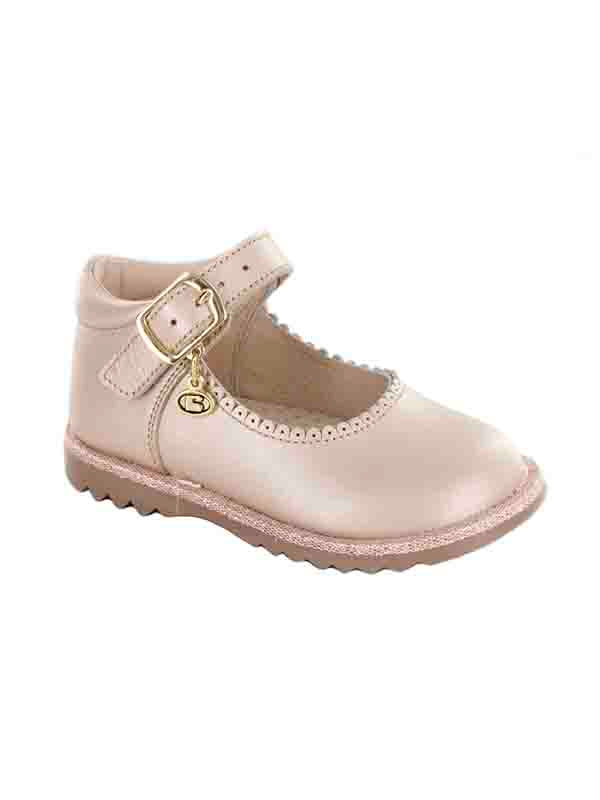 Foto 2 pulgar | Zapatos Coqueta 181501-l Beige para Niña