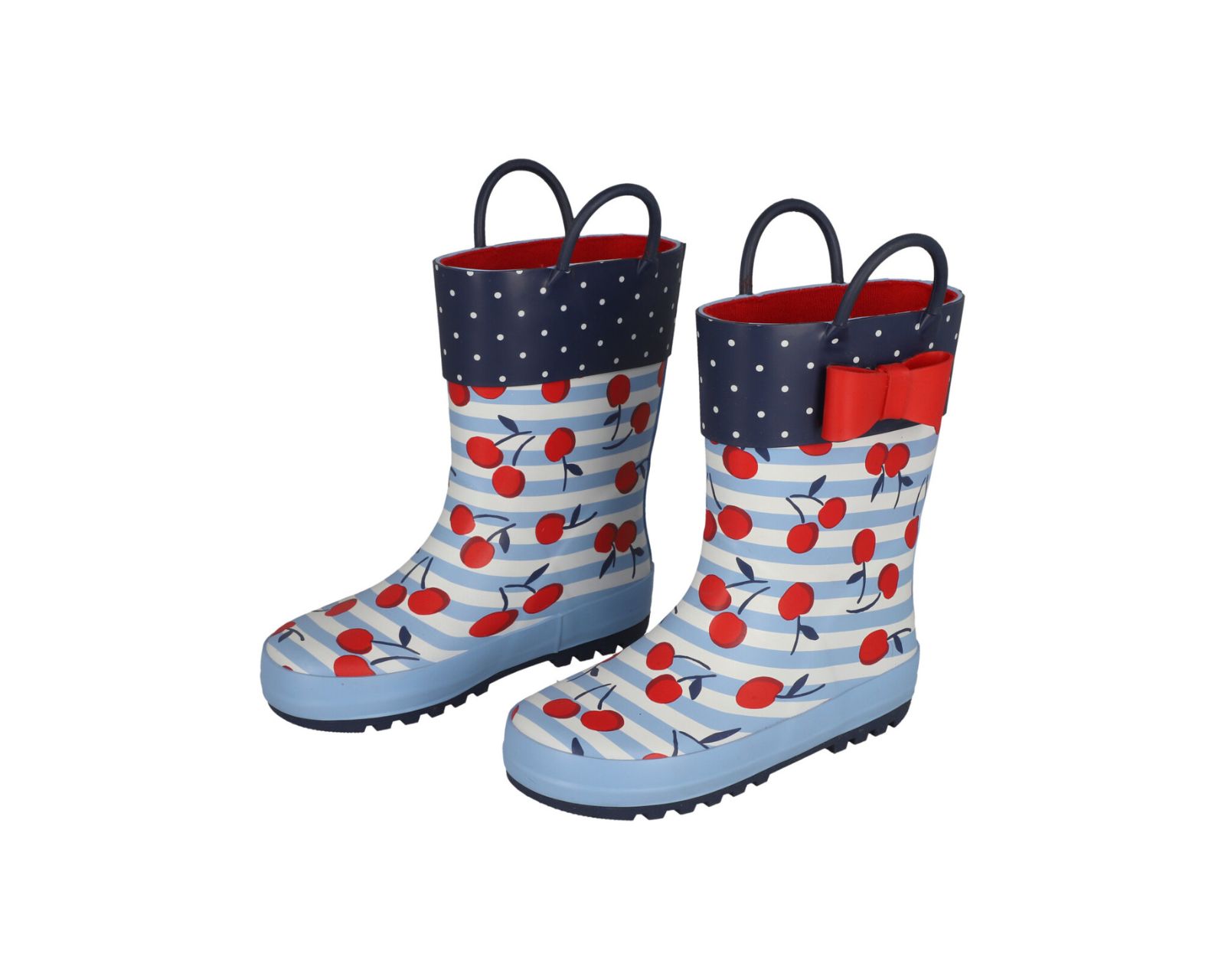 Foto 2 pulgar | Botas de Lluvia Baby Room RB0201 Multicolor Diseño de Cerezas para Niña