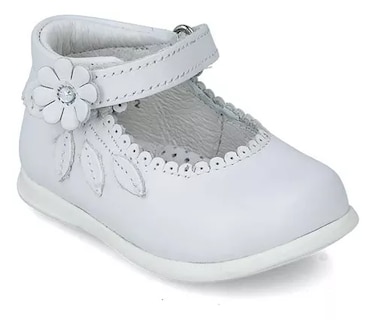 Foto 3 | Zapatos Coqueta Blancos para Niña