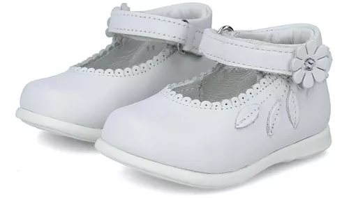 Foto 5 pulgar | Zapatos Coqueta Blancos para Niña