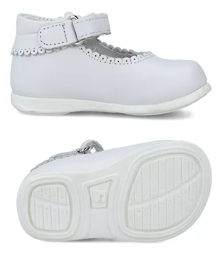 Foto 6 pulgar | Zapatos Coqueta Blancos para Niña