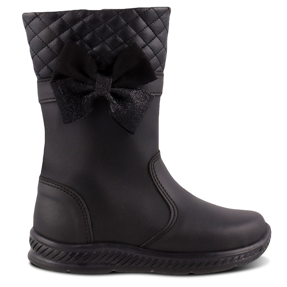 Foto 3 pulgar | Botas Casuales Lucho Negras para Niña