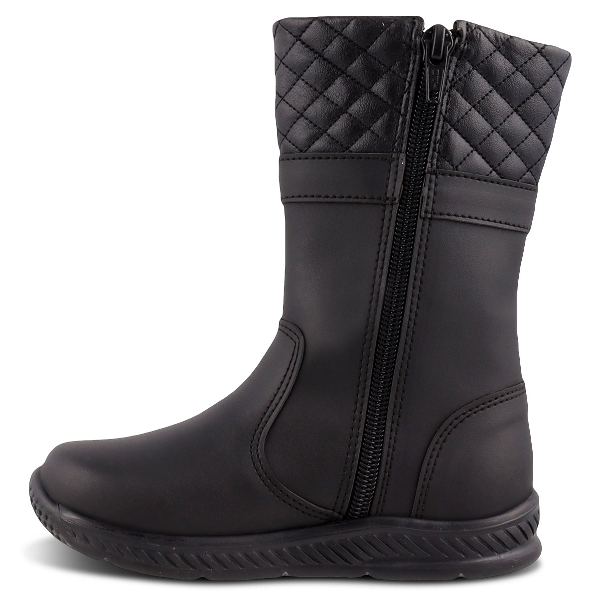 Foto 4 pulgar | Botas Casuales Lucho Negras para Niña