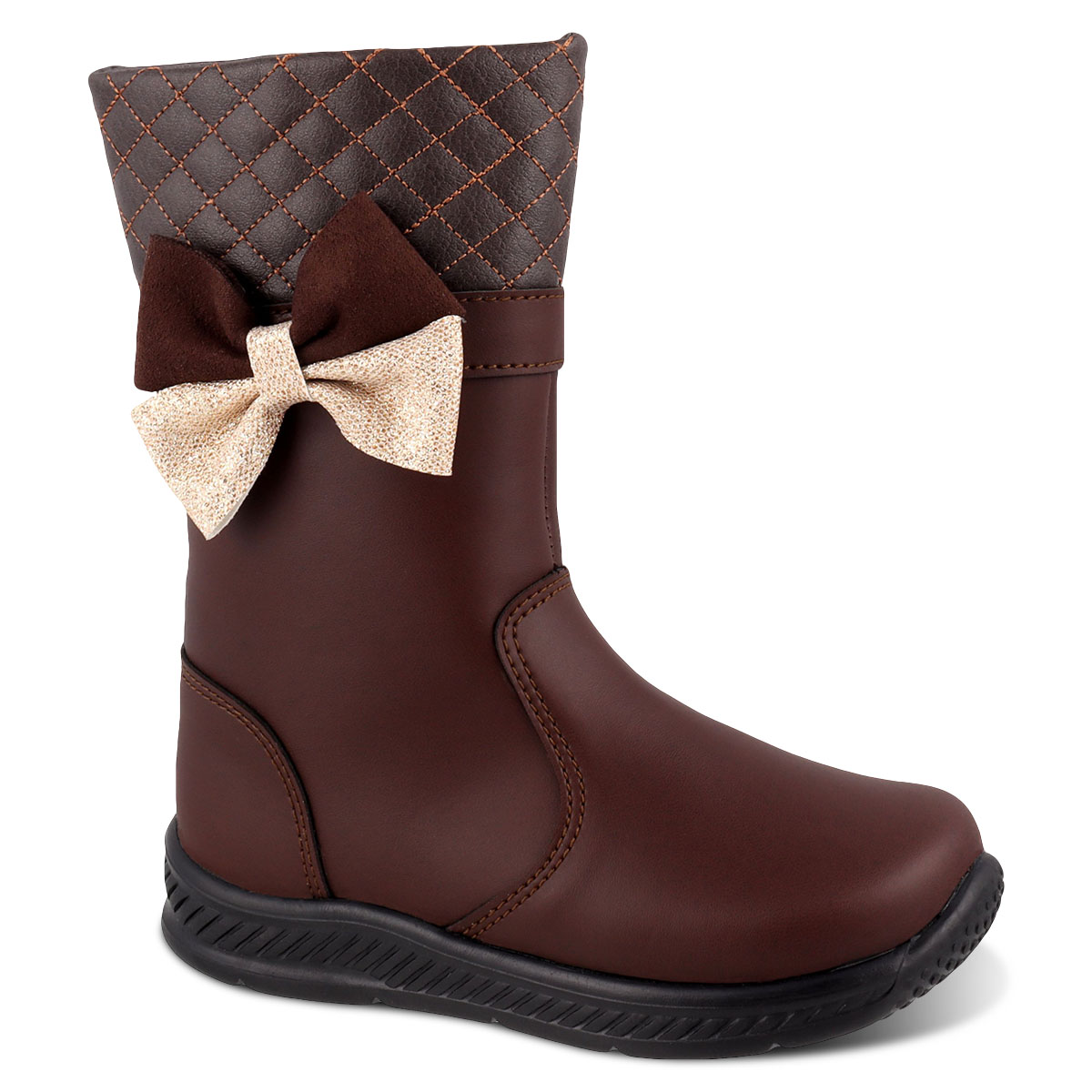 Foto 2 pulgar | Botas Casuales Lucho Marrones para Niña