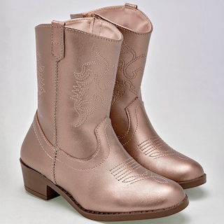 Foto 2 | Celex Bota Para Niña Dorado Rosa, Código 120699-d