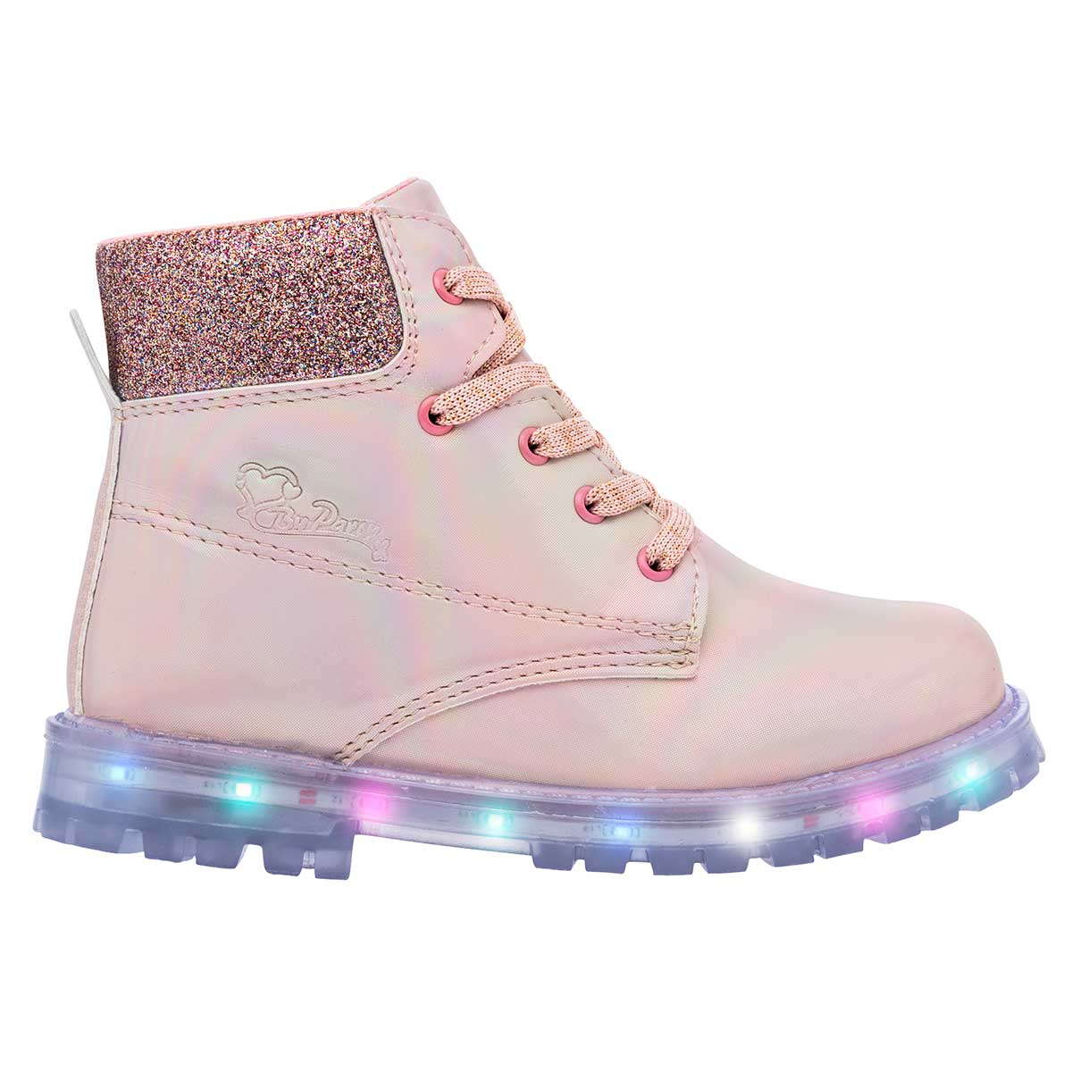 Foto 4 pulgar | Botín para Niña Celex Rosa Tornaso con Luces 112020-2
