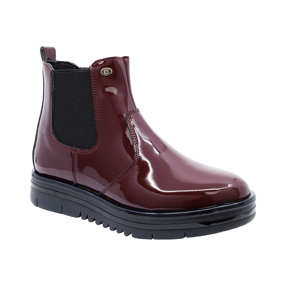 Foto 2 pulgar | Botas Casuales Coqueta 431200-u Vino para Niña