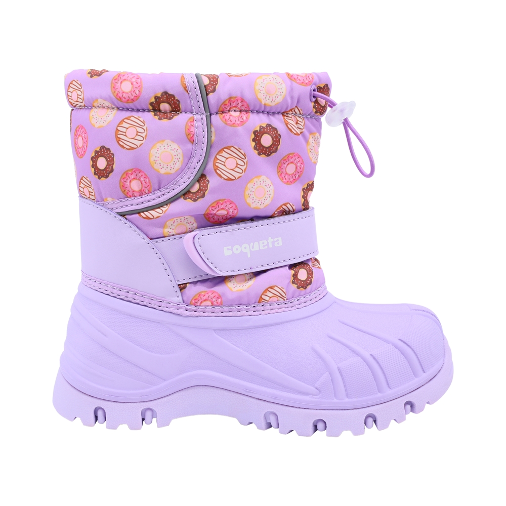Foto 3 pulgar | Botas de Lluvia Coqueta Moradas para Niña