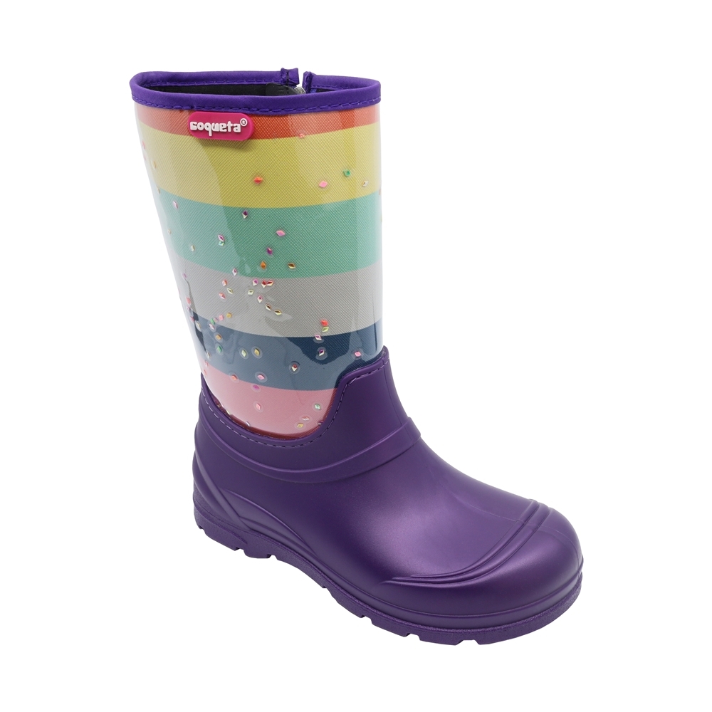 Botas de Lluvia Coqueta 342201-u Moradas para Niña