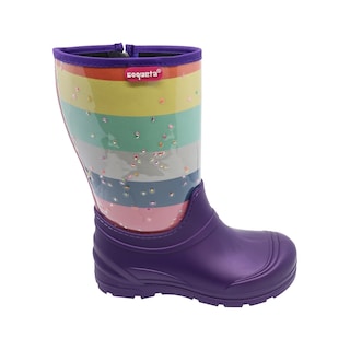 Foto 2 | Botas de Lluvia Coqueta 342201-u Moradas para Niña