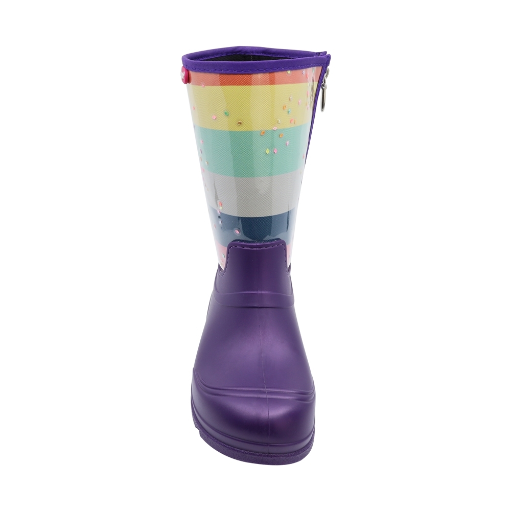 Foto 4 pulgar | Botas de Lluvia Coqueta 342201-u Moradas para Niña