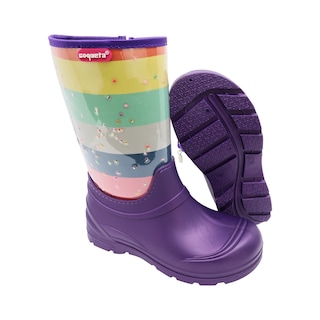 Foto 5 | Botas de Lluvia Coqueta 342201-u Moradas para Niña