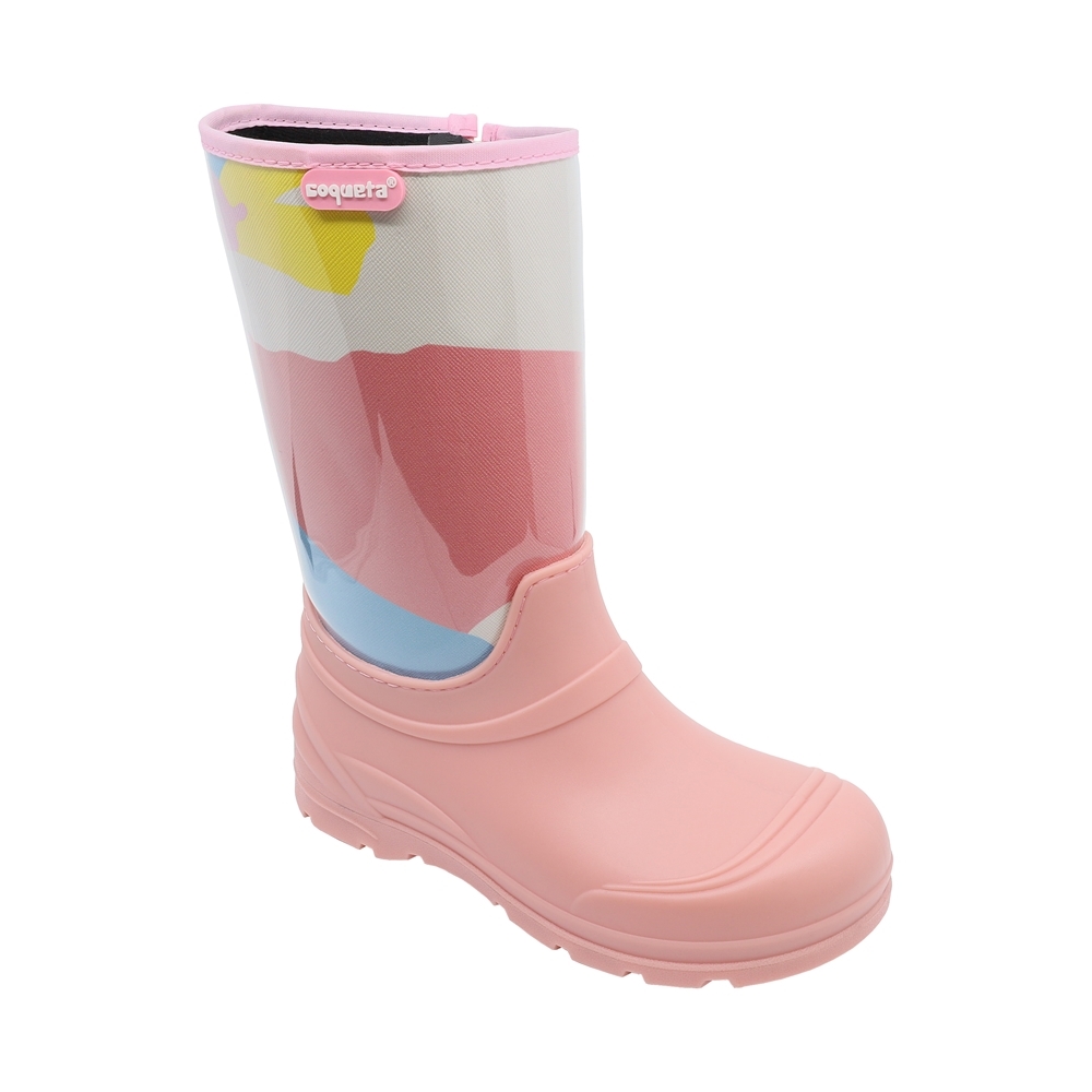 Foto 2 pulgar | Botas de Lluvia Coqueta Rosa para Niña