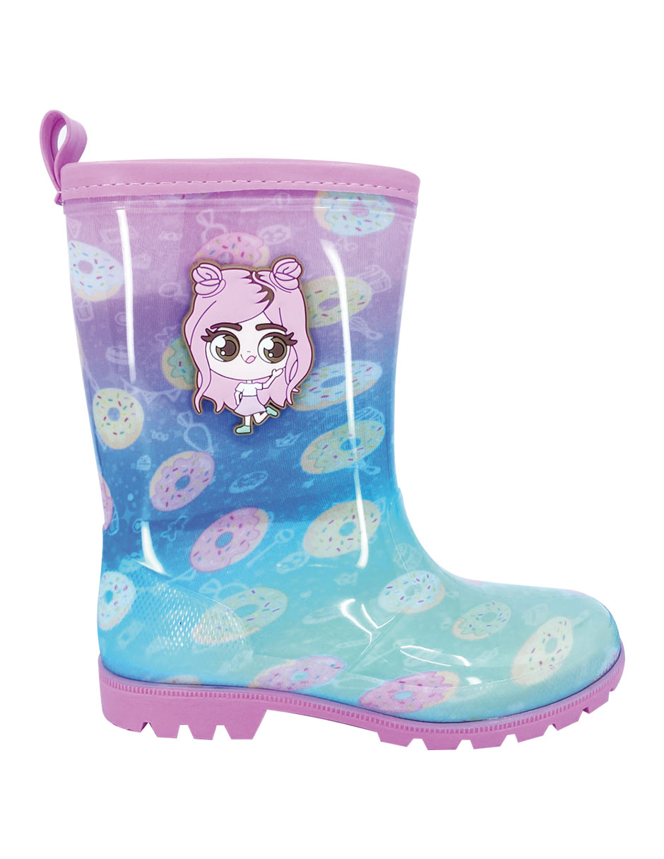 Foto 2 pulgar | Botas de Lluvia Mis Pastelitos para Niñas