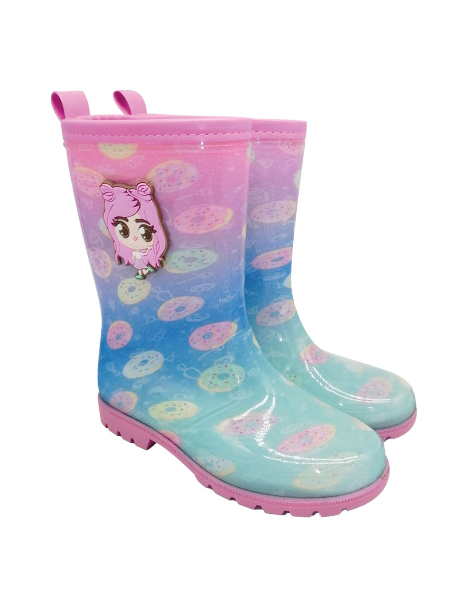 Foto 3 pulgar | Botas de Lluvia Mis Pastelitos para Niñas