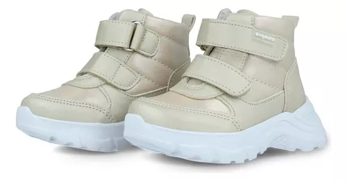 Foto 4 pulgar | Bota Coqueta 93801 S Casual Sintético Oro Niña