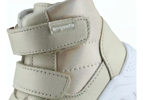 Foto 6 | Bota Coqueta 93801 S Casual Sintético Oro Niña