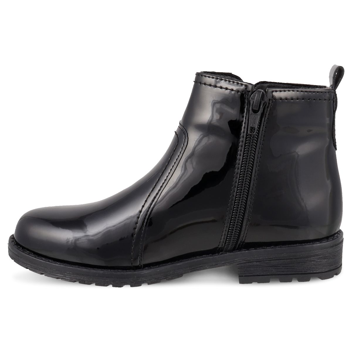 Foto 4 pulgar | Bota Dominiq 1438 Color Charol Negro Para Niña