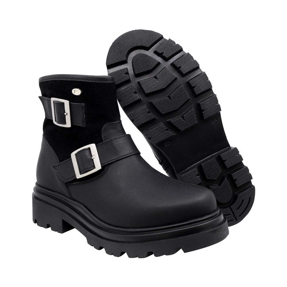 Foto 6 | Bota De Piel Para Niña Coqueta 431600-a Negro