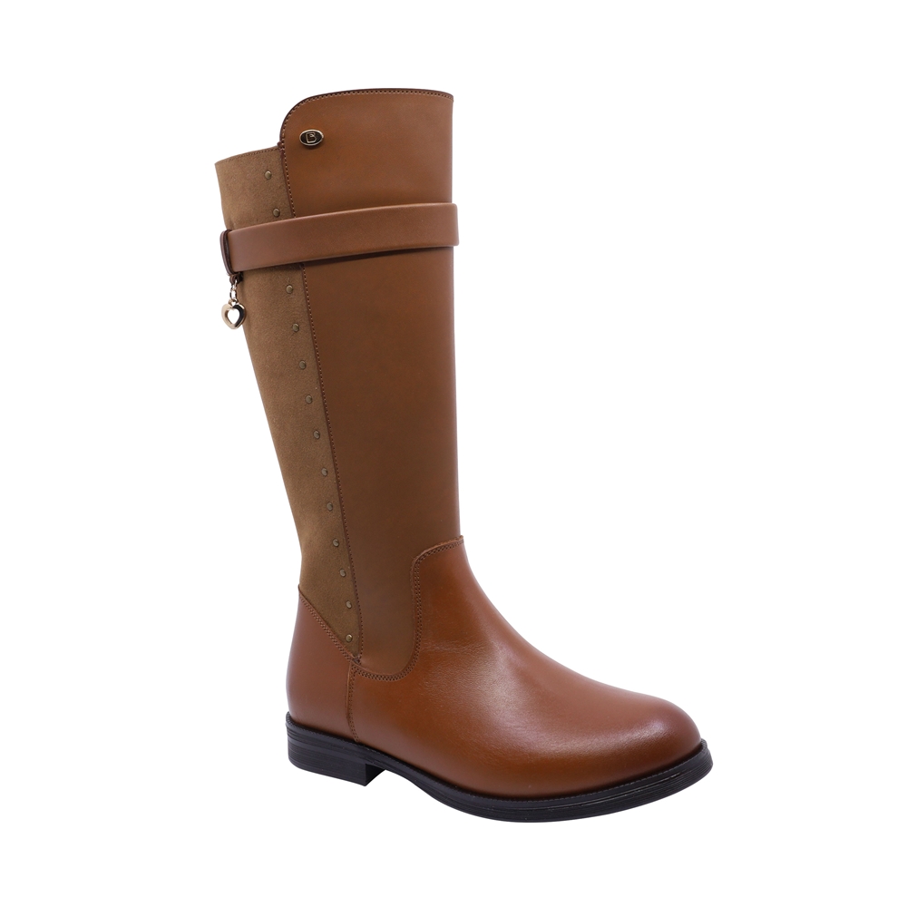 Bota Larga Para Niña Coqueta 92914-m Miel