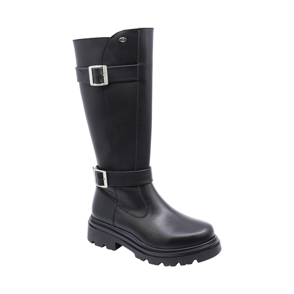 Bota Larga Para Niña Coqueta 431500-a Negro