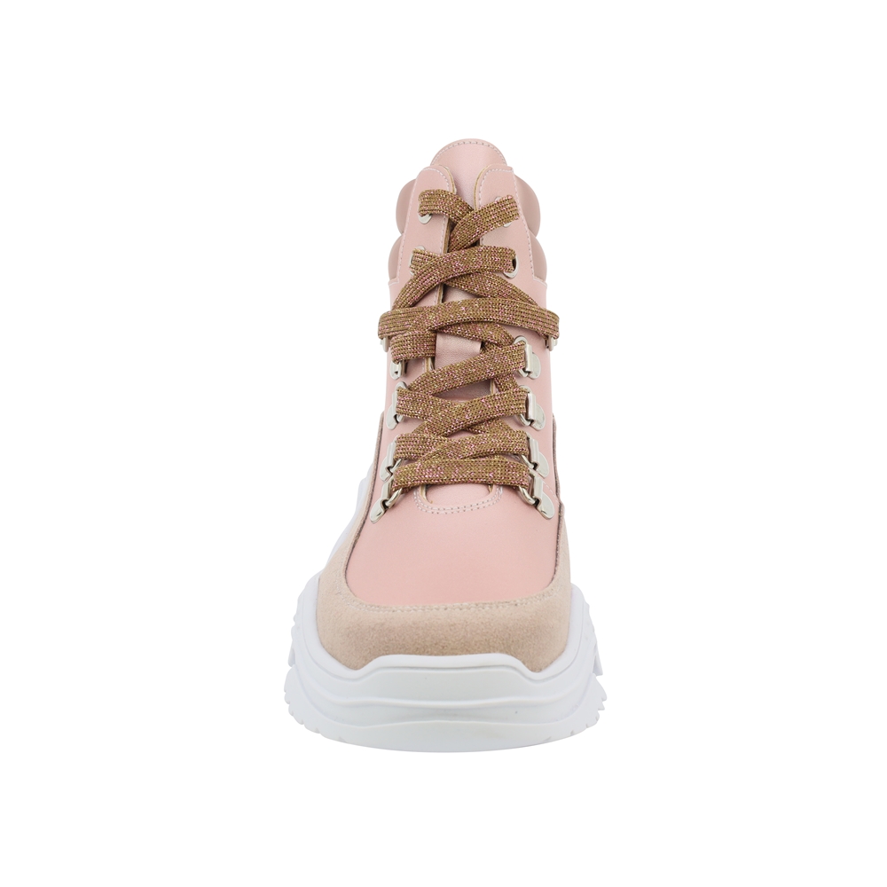 Foto 3 | Bota Para Niña Con Ajuste De Agujetas Coqueta 431303-i Rosa