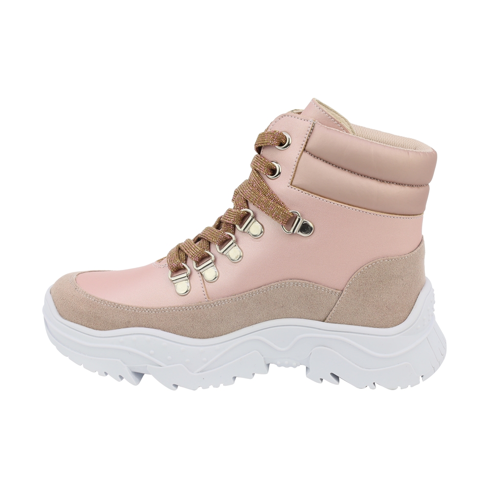 Foto 6 pulgar | Bota Para Niña Con Ajuste De Agujetas Coqueta 431303-i Rosa