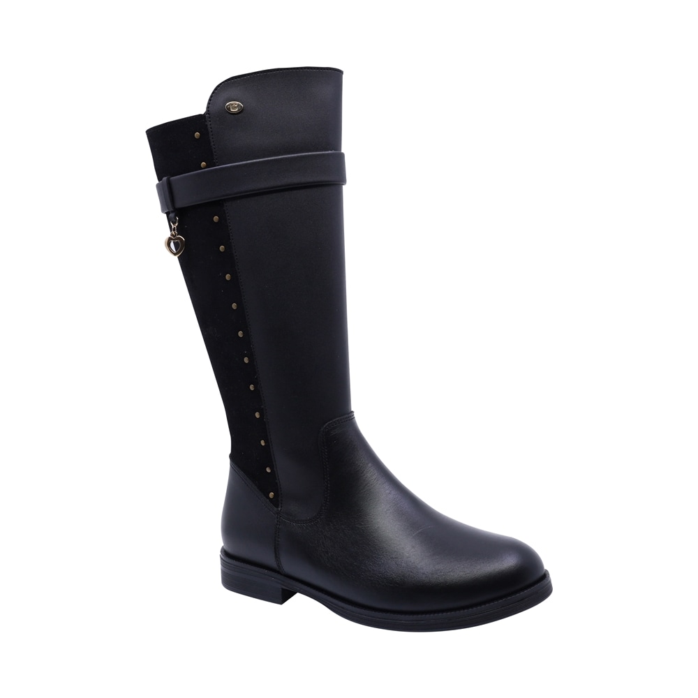 Bota Larga Coqueta 92914-a Negro para Niña $799