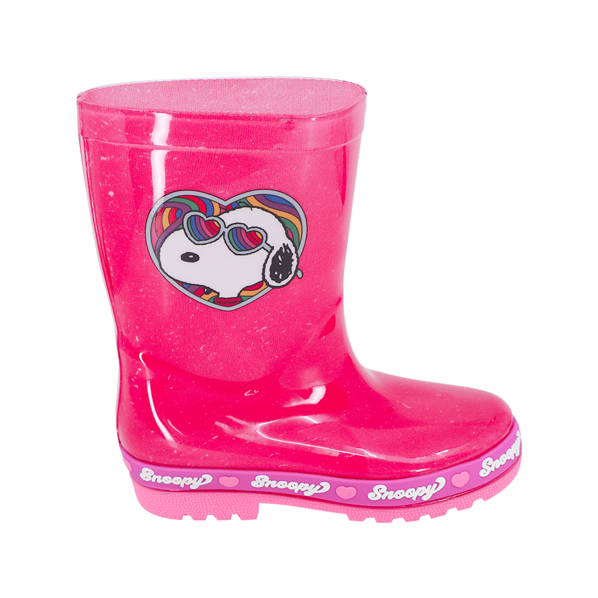 Foto 2 pulgar | Bota Para Lluvia Snoopy Peanuts Para Niñas
