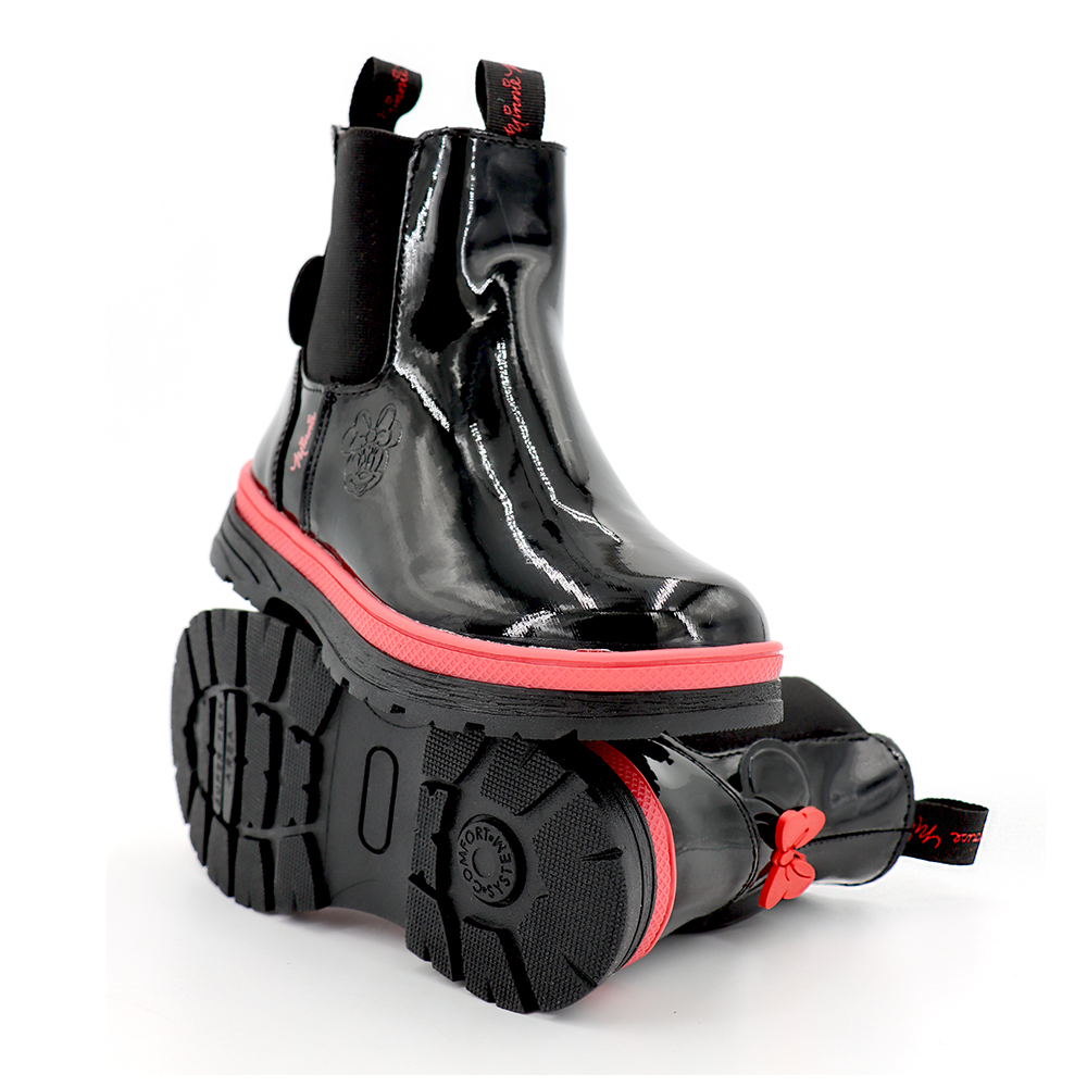 Foto 4 pulgar | Bota Disney Minnie Mouse Charol Para Niña