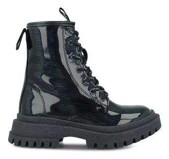 Foto 1 | Bota-botín Tropicana 64001 Niña Charol-sintético Negro Urbano