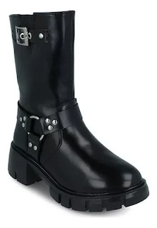 Foto 2 | Bota Alta Tropicana 890016 Niña Sintético Negro Urbano