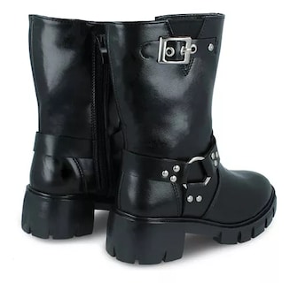 Foto 4 | Bota Alta Tropicana 890016 Niña Sintético Negro Urbano