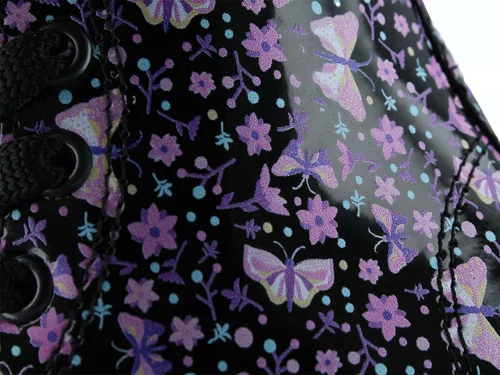 Foto 6 | Bota-botín Tropicana 32333 Niña Charol Negro-morado Urbano