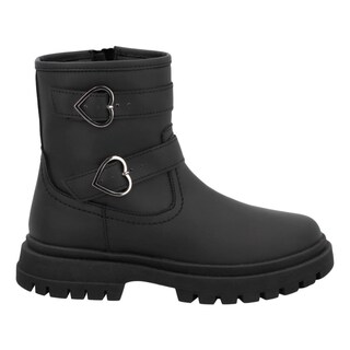 Foto 2 | Botas Bambino N5736 Botines Negros Para Niña Casuales Talla 18 A 23
