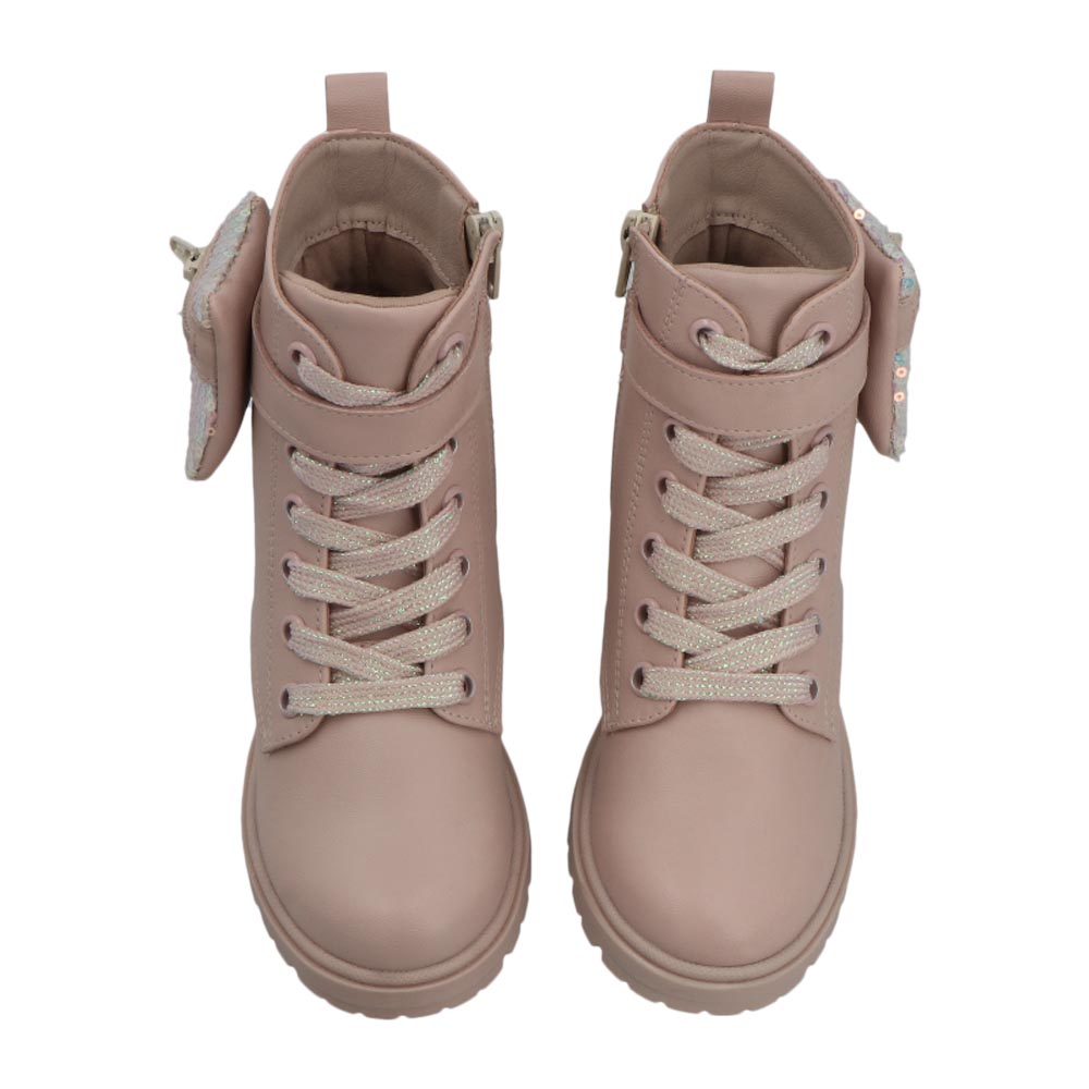 Foto 7 pulgar | Botas Bambino N6123 Botines Para Niña Color Nutty Casuales Talla 18 A 23