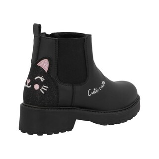 Foto 3 | Botas Bambino N5693 Botines Negro Para Niña Casuales Talla 18 A 23