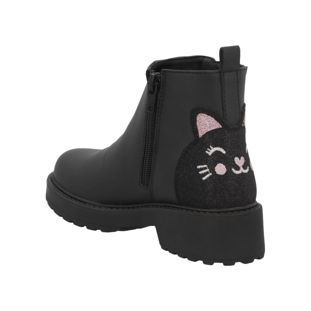 Foto 5 pulgar | Botas Bambino N5693 Botines Negro Para Niña Casuales Talla 18 A 23
