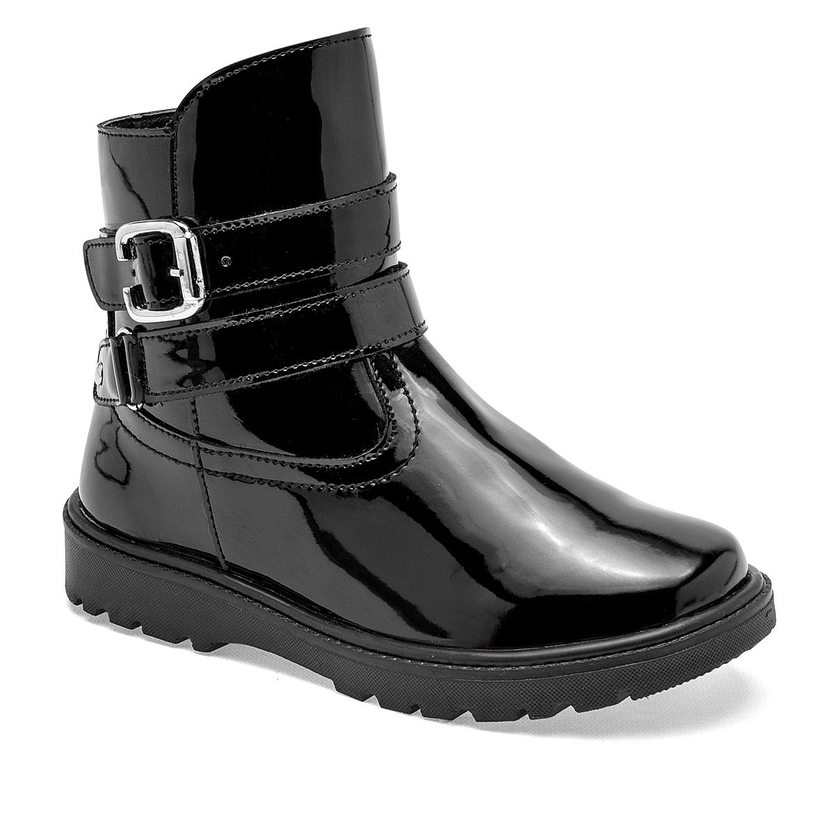 Foto 2 pulgar | Bota Yondeer Negro Charol para Niña