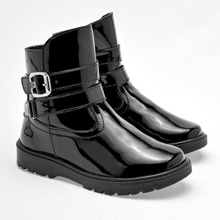 Foto 2 | Bota Yondeer Negro Charol para Niña