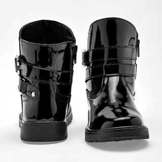 Foto 3 | Bota Yondeer Negro Charol para Niña