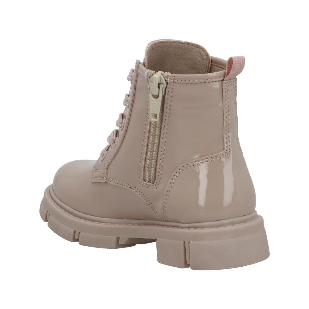 Foto 4 | Bota Bambino N5100 Charol Niña Botines Casuales Color Nutty Tallas 15-17