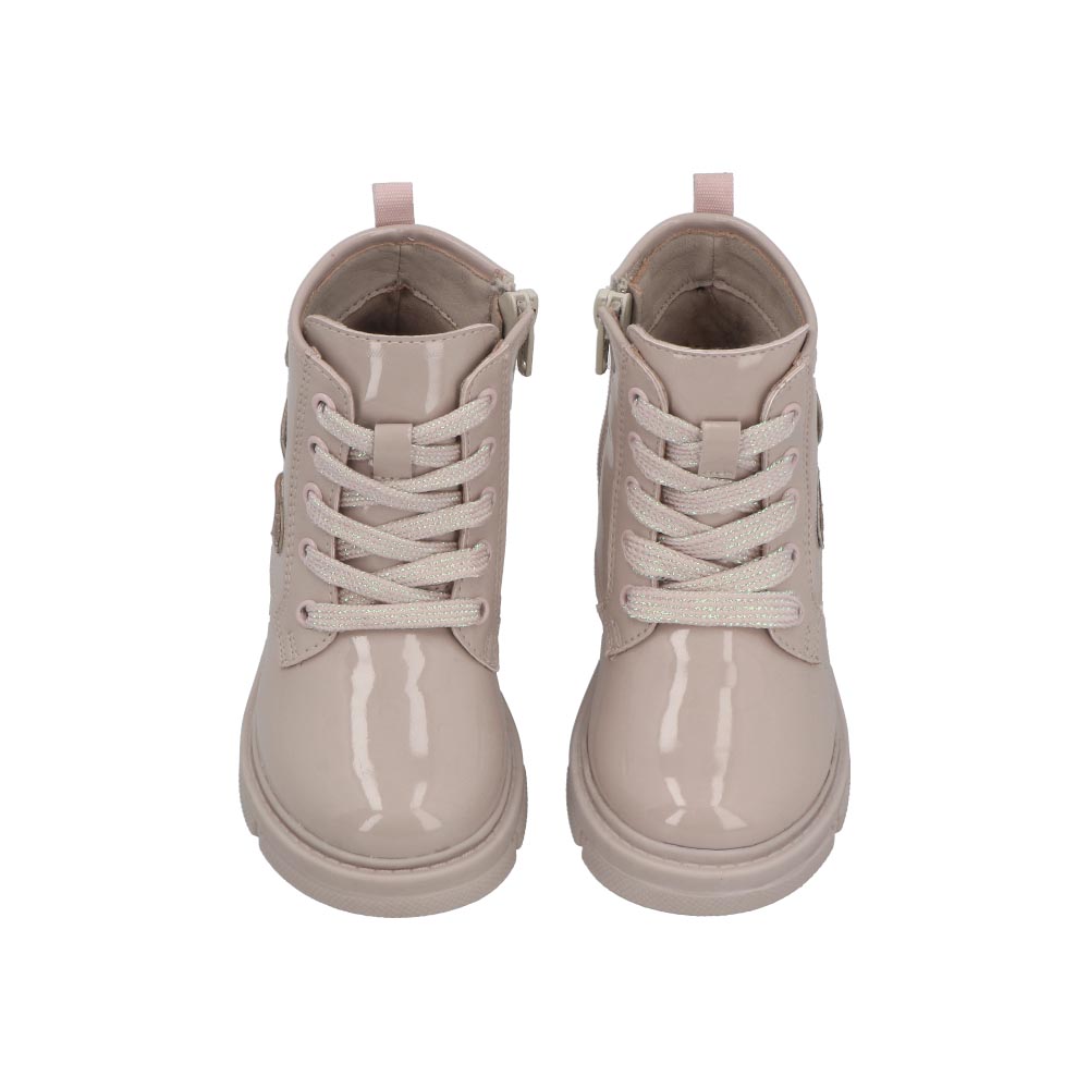 Foto 7 pulgar | Bota Bambino N5100 Charol Niña Botines Casuales Color Nutty Tallas 15-17