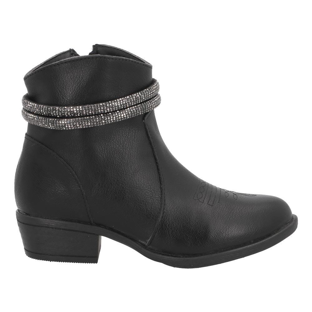 Botas Lía Casuales Formal Negras para Niña