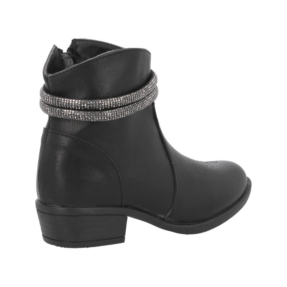 Foto 4 pulgar | Botas Lía Casuales Formal Negras para Niña