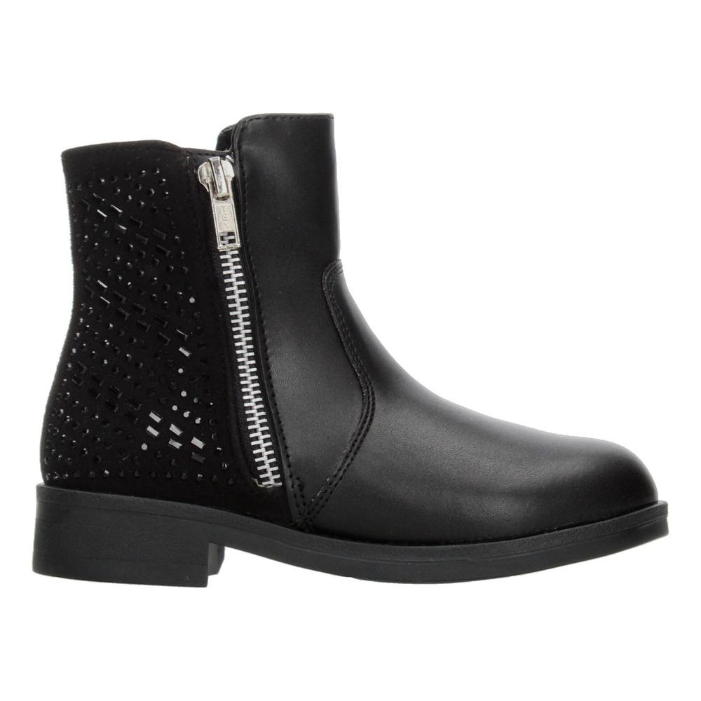 Foto 2 pulgar | Botines Mujer Tropicana Casual Negro Zipper Negro